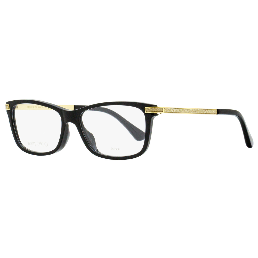 Jimmy Choo Petite Eyeglasses JC268G 807 Black/Gold 52mm